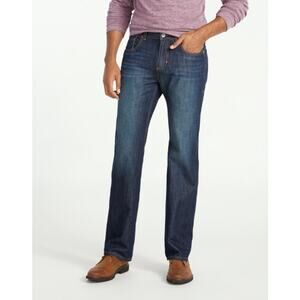 Tommy Bahama Barbados Bootcut Jeans Men's‎ 36x28 Hemmed Stretch Dark Wash Denim
